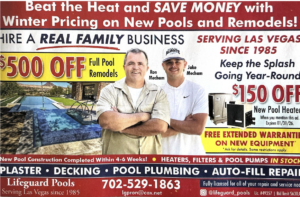 Pool technician servicing equipment with licensed repair partner support